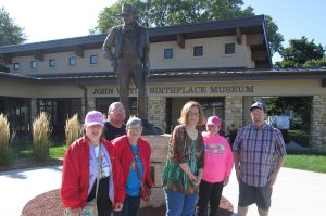 Hammer Travelers near John Wayne exhibit in Branson, Missouri