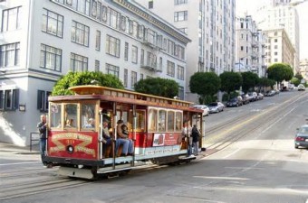 Travel to San Francisco and see a cable car